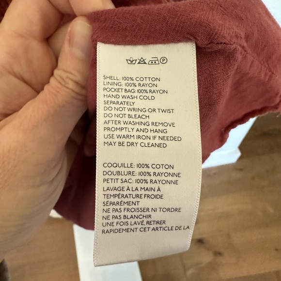 Urban Outfitters Mini Frock Dress in Red Clay - Picture 3 of 7